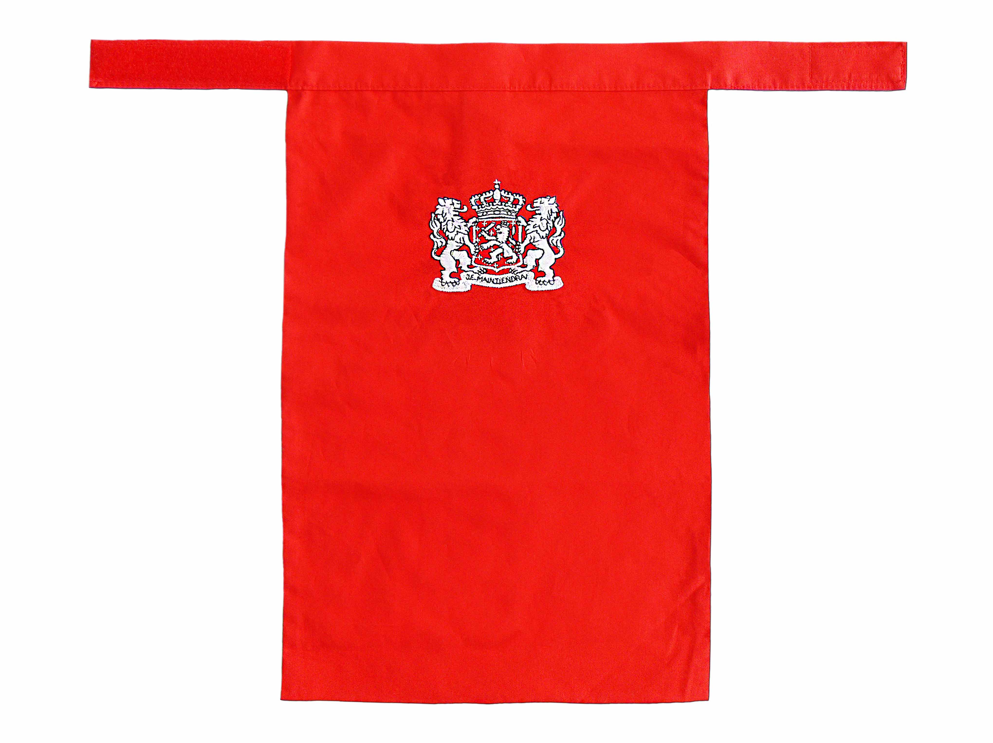 Halstuch Niederlande rot mit Wappen Halstuch Niederlande rot mit Wappen