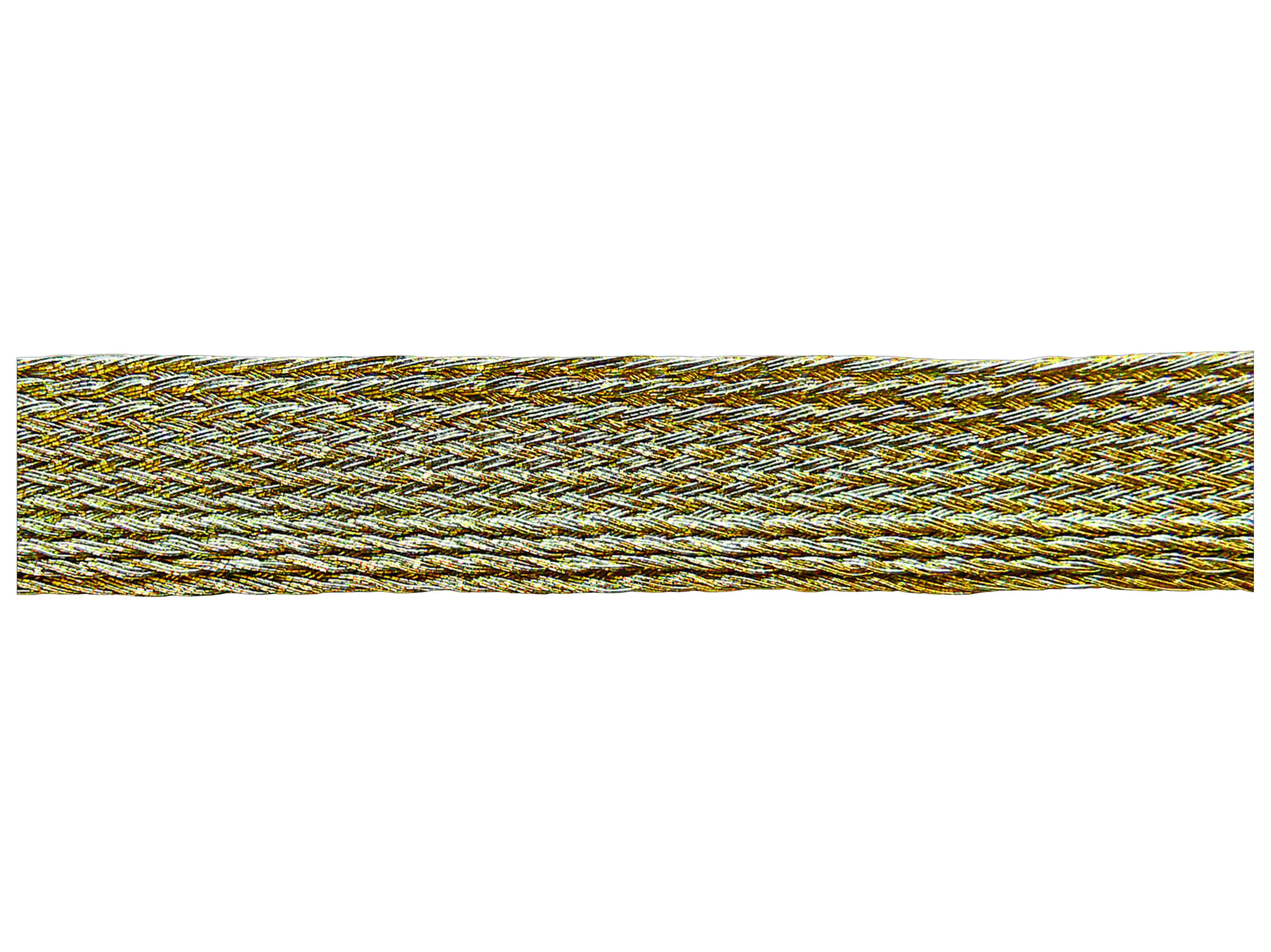 Stainless steel foil yarn 452 gold 10 mm Stainless steel foil yarn 452 gold 10 mm