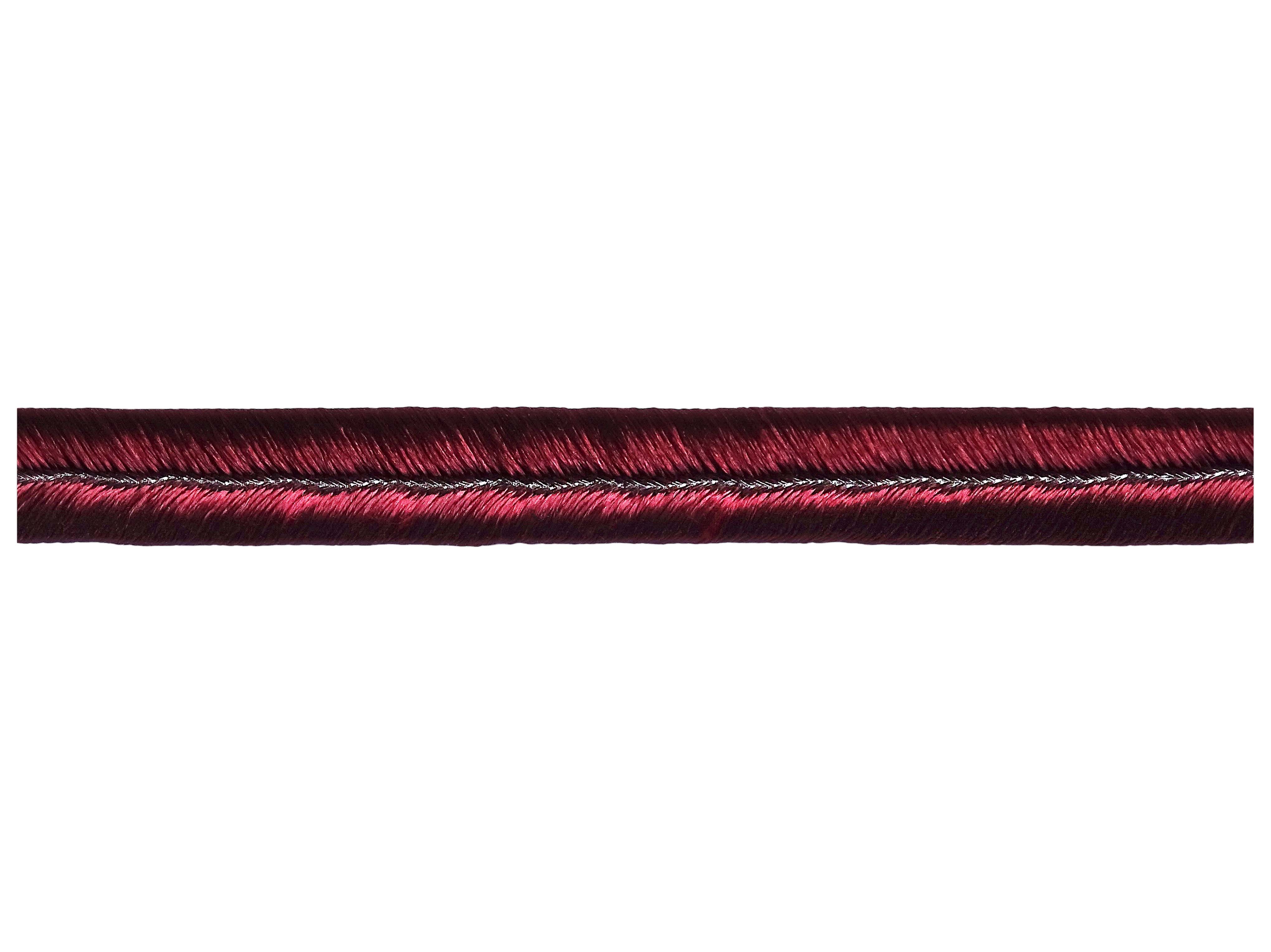 Seda artificial Bouritache en color vino tinto de 8 mm. Seda artificial Bouritache en color vino tinto de 8 mm.