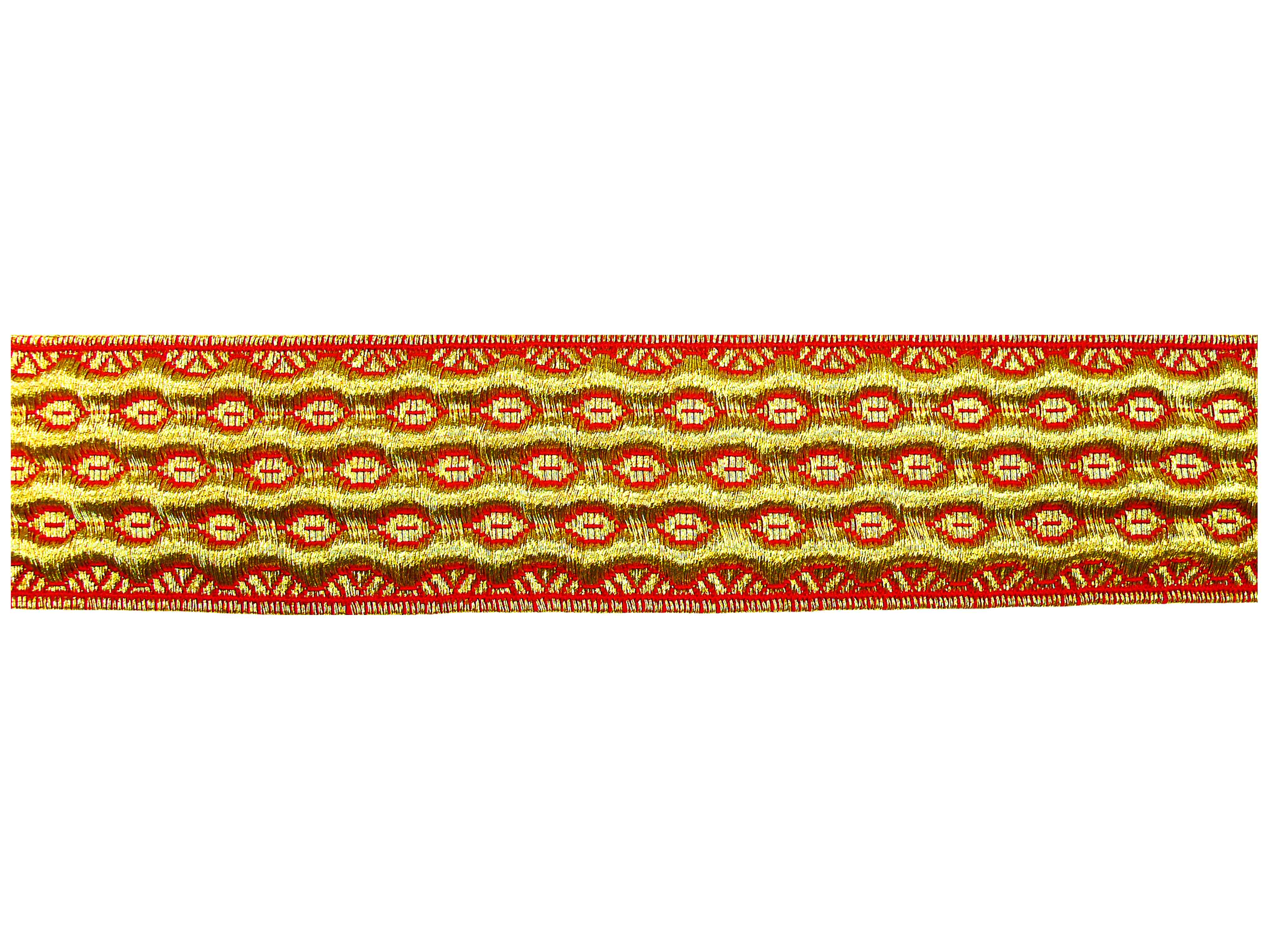 Bandtresse avec motif ondulé 40 mm Bandtresse avec motif ondulé 40 mm