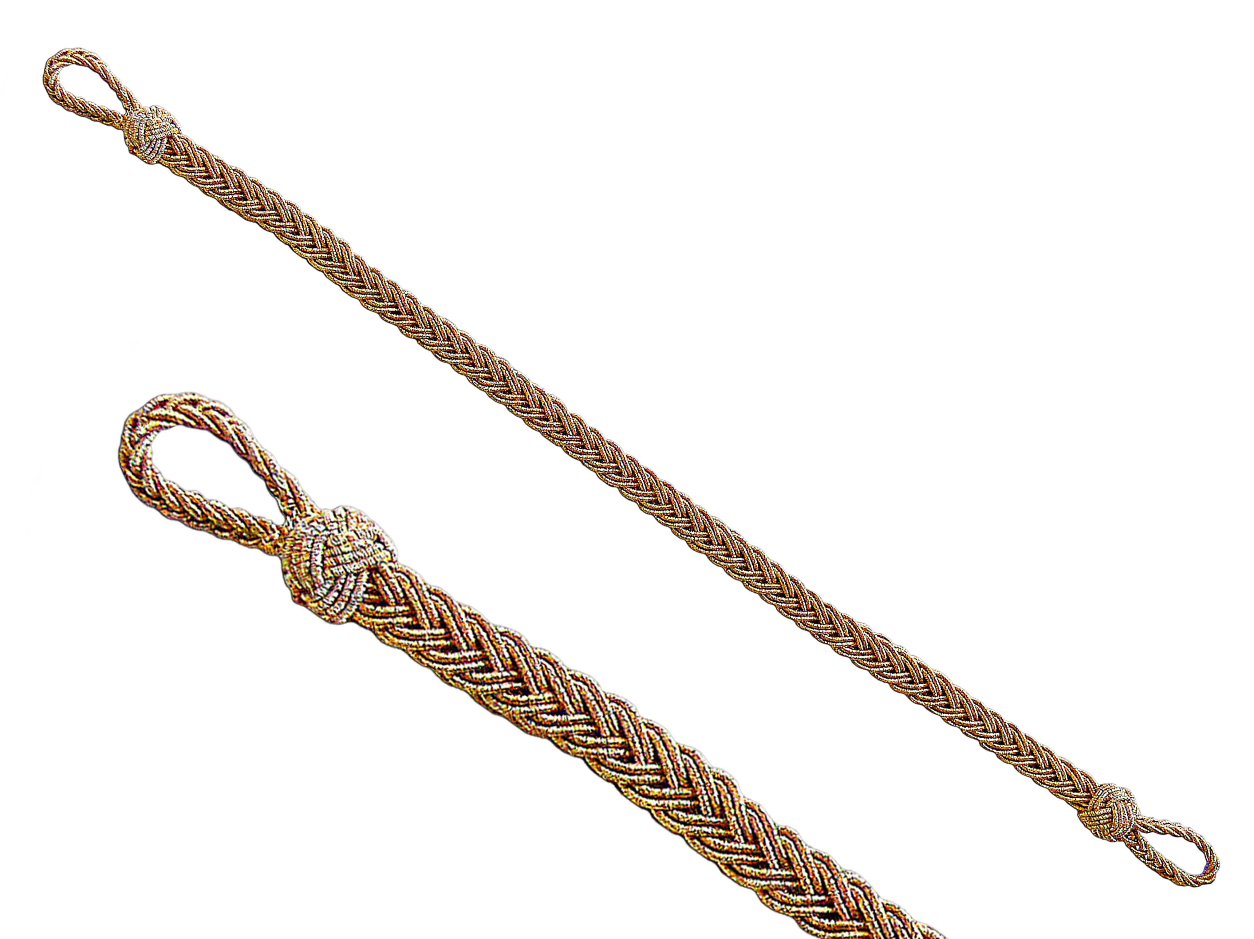 Tresse de chapeau Lufthansa dorée Tresse de chapeau Lufthansa dorée