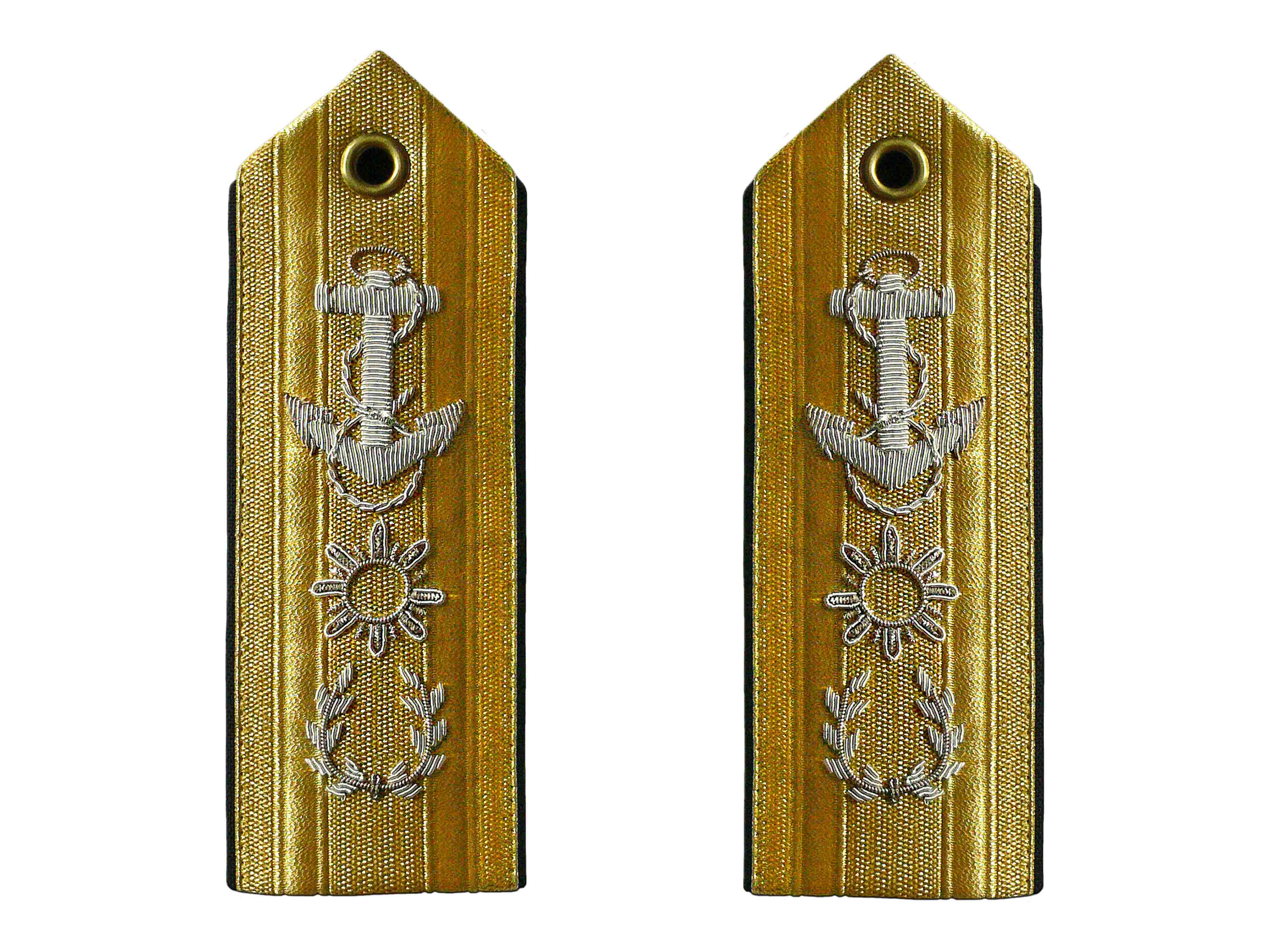 Shoulder pieces Venezuela Marine gold colored Shoulder pieces Venezuela Marine gold colored
