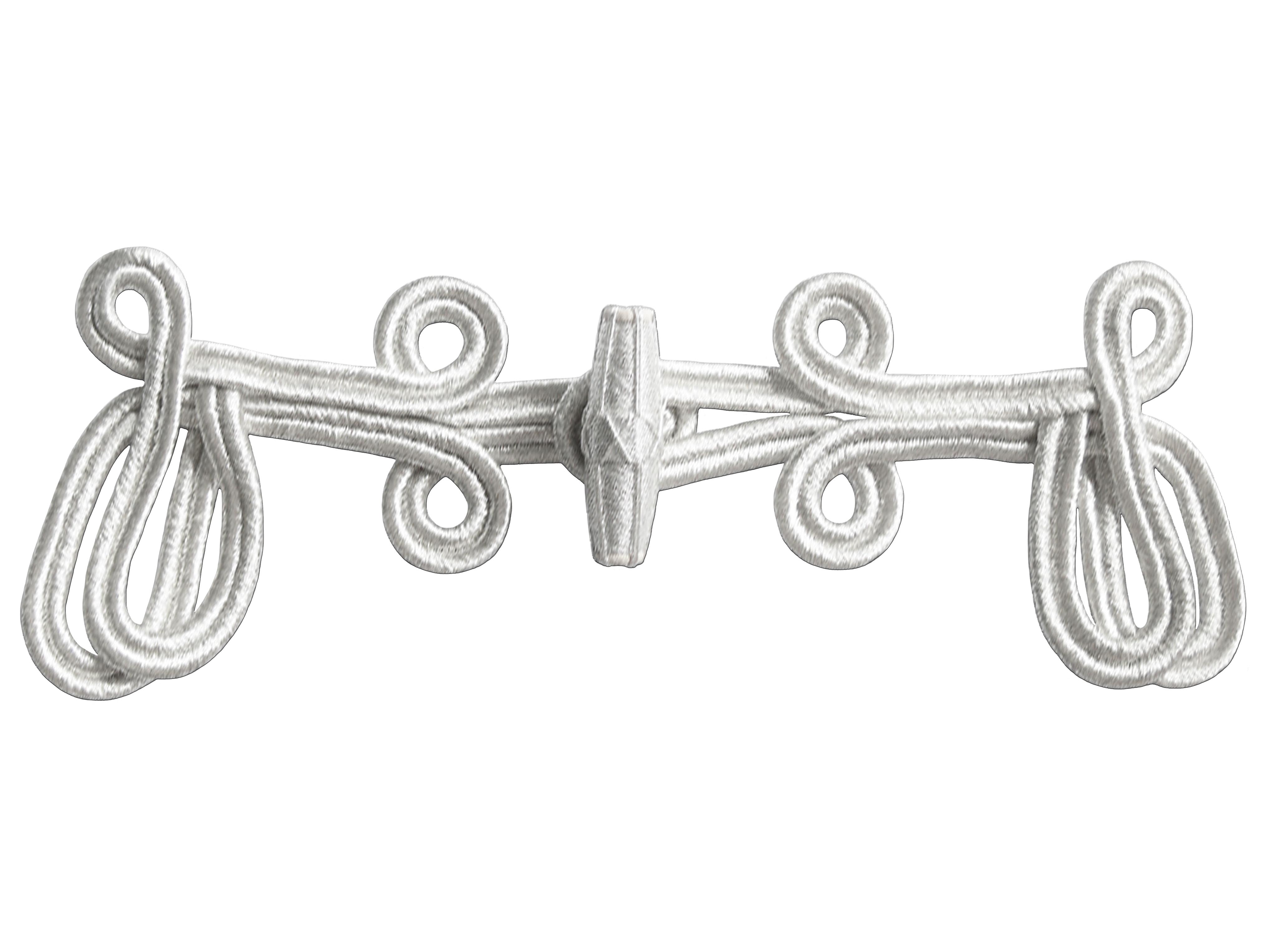 Husarenverschnürung 1-51-030-600-4400 fil métallique argenté Husarenverschnürung 1-51-030-600-4400 fil métallique argenté