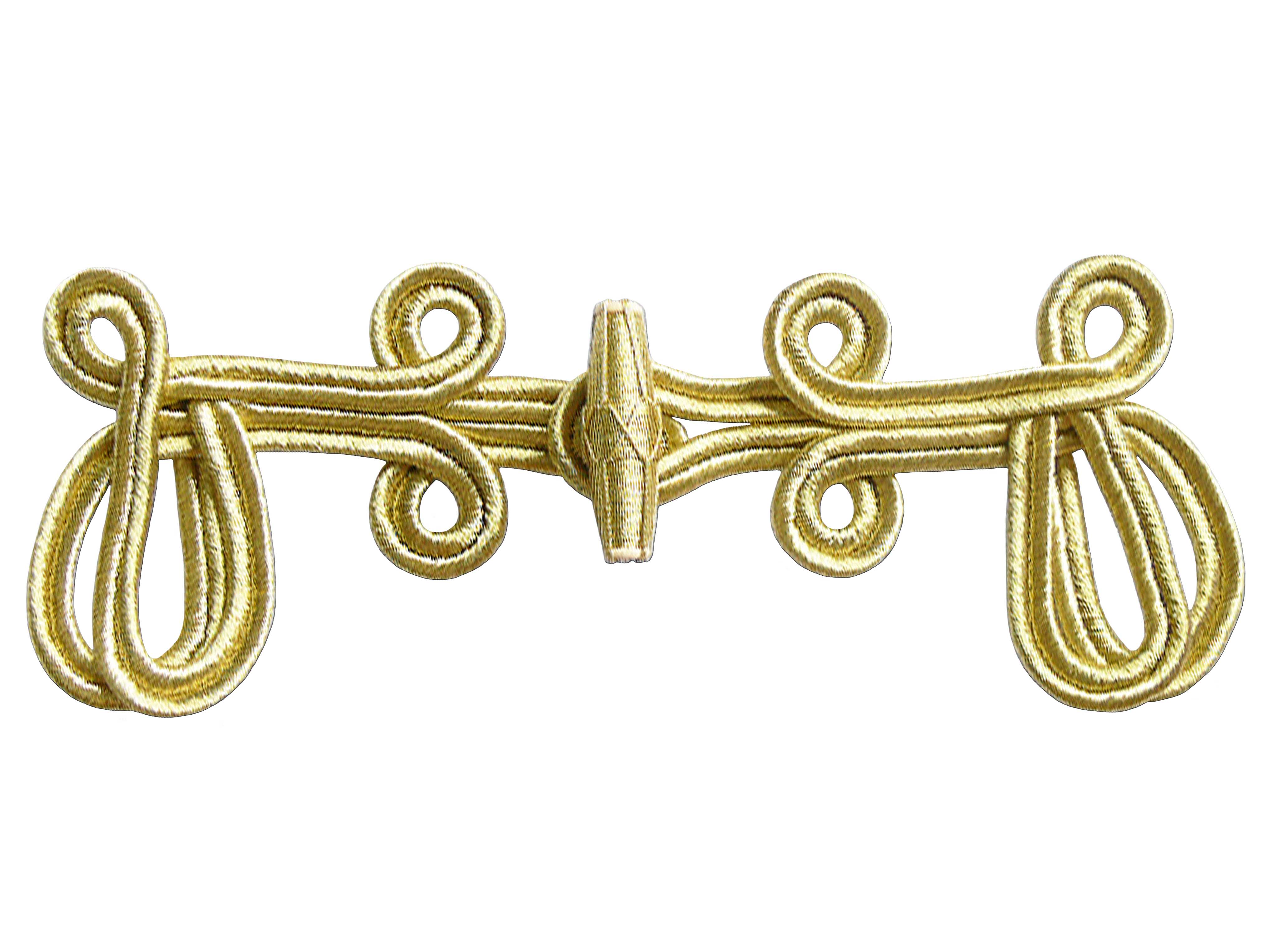 Laçage des hussardes 1-51-030-600-9300 métal couleur or Laçage des hussardes 1-51-030-600-9300 métal couleur or