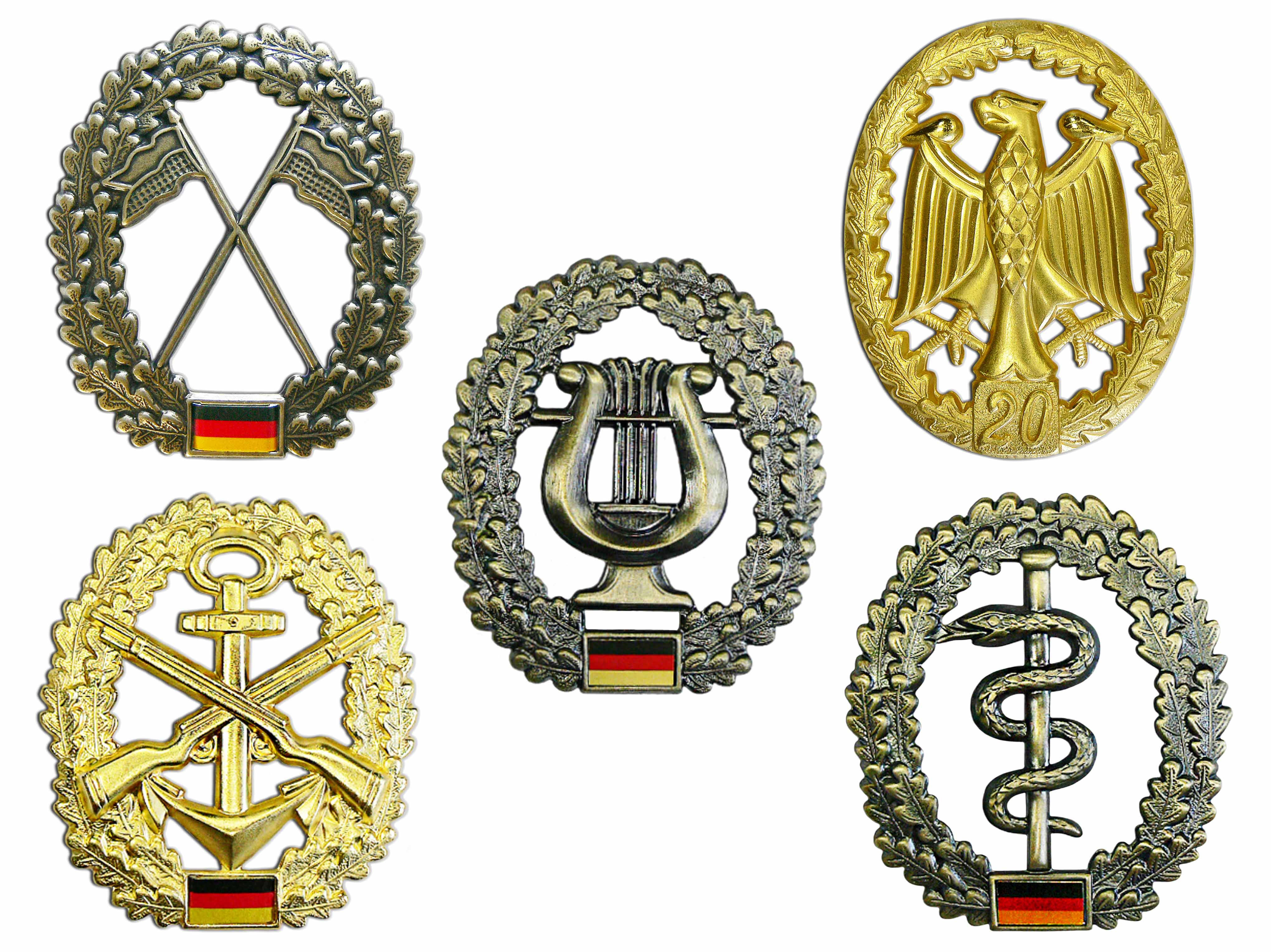 Cap badges of the Bundeswehr Cap badges of the Bundeswehr