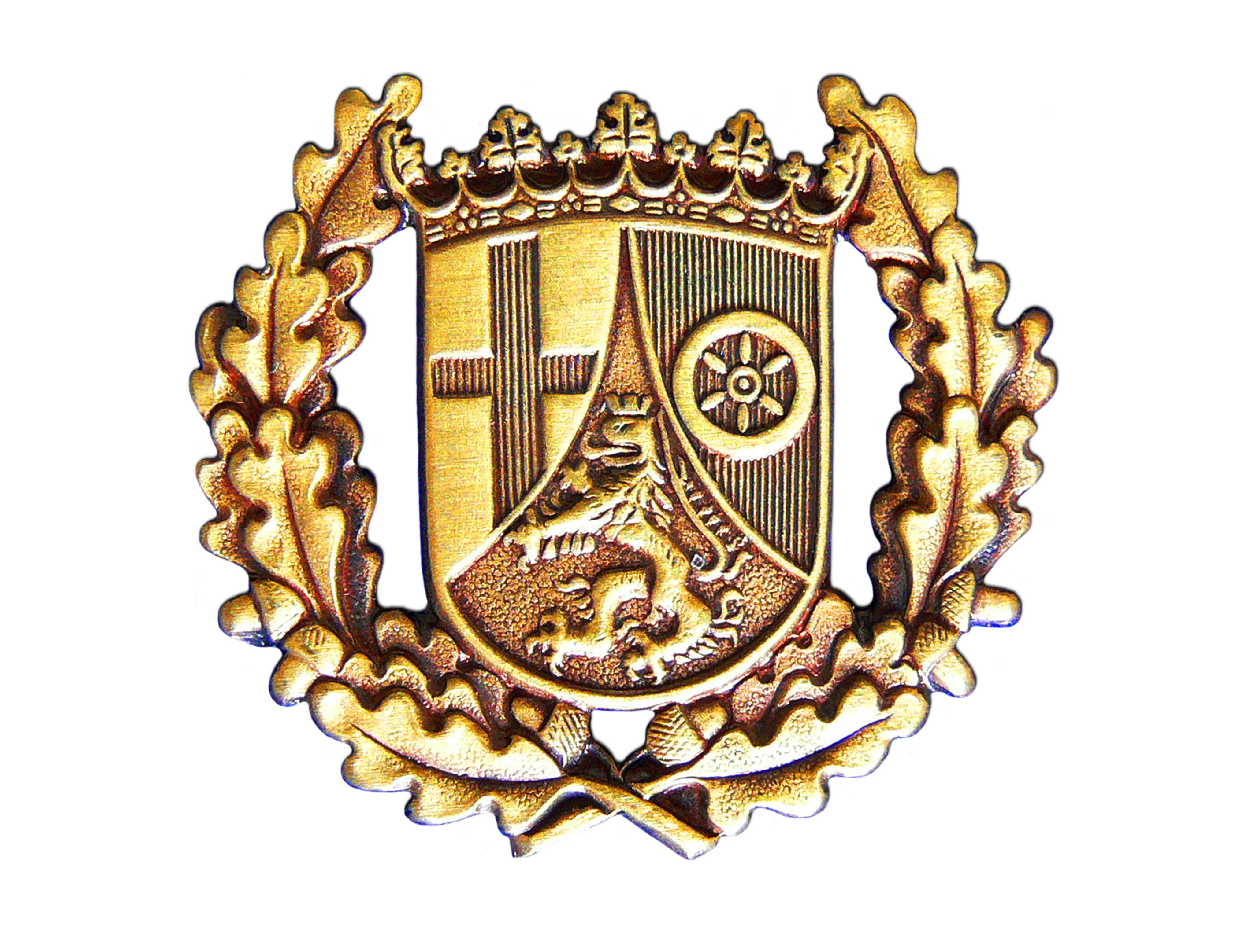 Cap badge State Coat of Arms Rhineland-Palatinate 1-15-285-915-9350 Cap badge State Coat of Arms Rhineland-Palatinate 1-15-285-915-9350